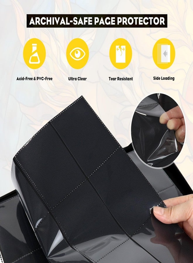 Katomula 360 Pockets Card Binder, MTG Card Binder, Double Sided Card Collection Album Folder with 20 Pages, Side-Loading Card Holder for MTG, TCG, Trading Card, Sports Cards-Plains - Image 5